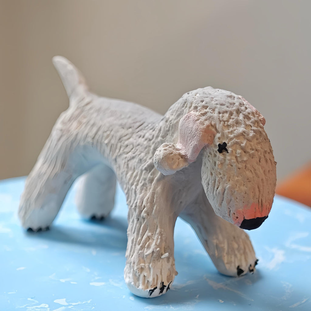 Custom Pet Figurine Cake Topper, Handmade Clay Animal Keepsake