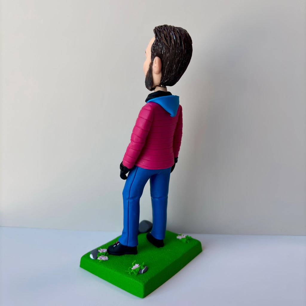 Custom Man Bobblehead – Personalized Clay Figurine Gift