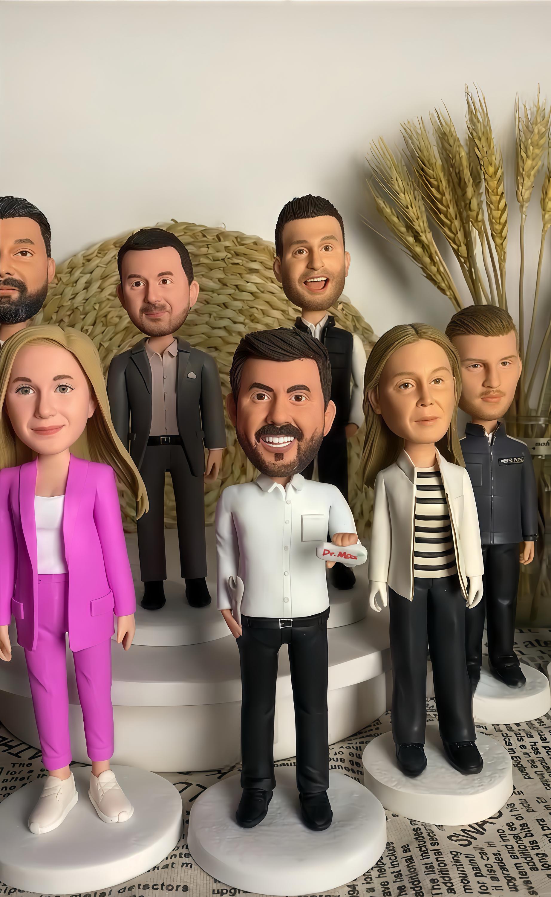 Personalized Car Bobblehead – Custom Polymer Clay Figurine Gift