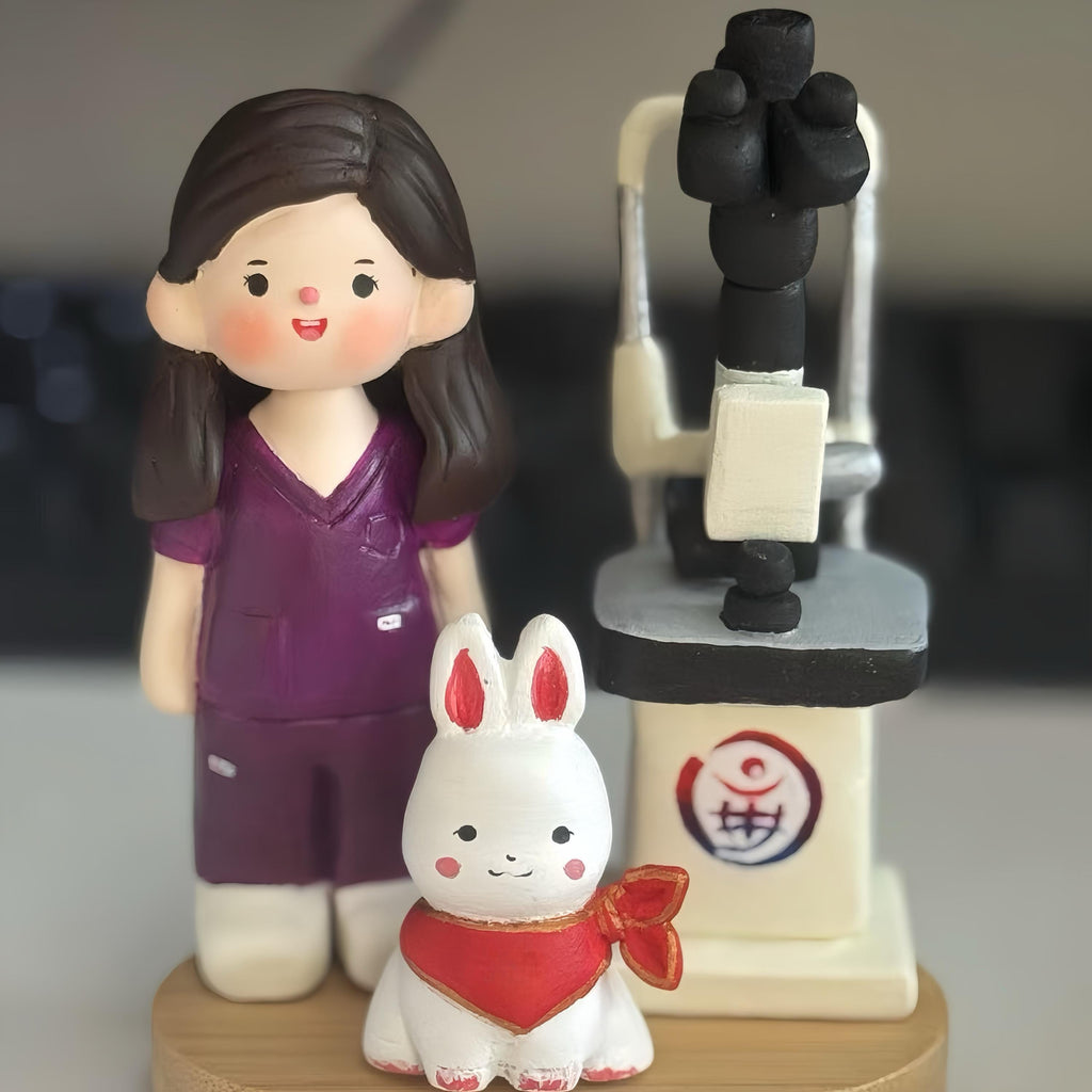 Personalized Graduation Figurine - Handmade Clay Portrait Sculpture