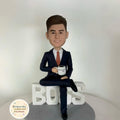 Custom Caricature Bobblehead – Personalized Gift for Him