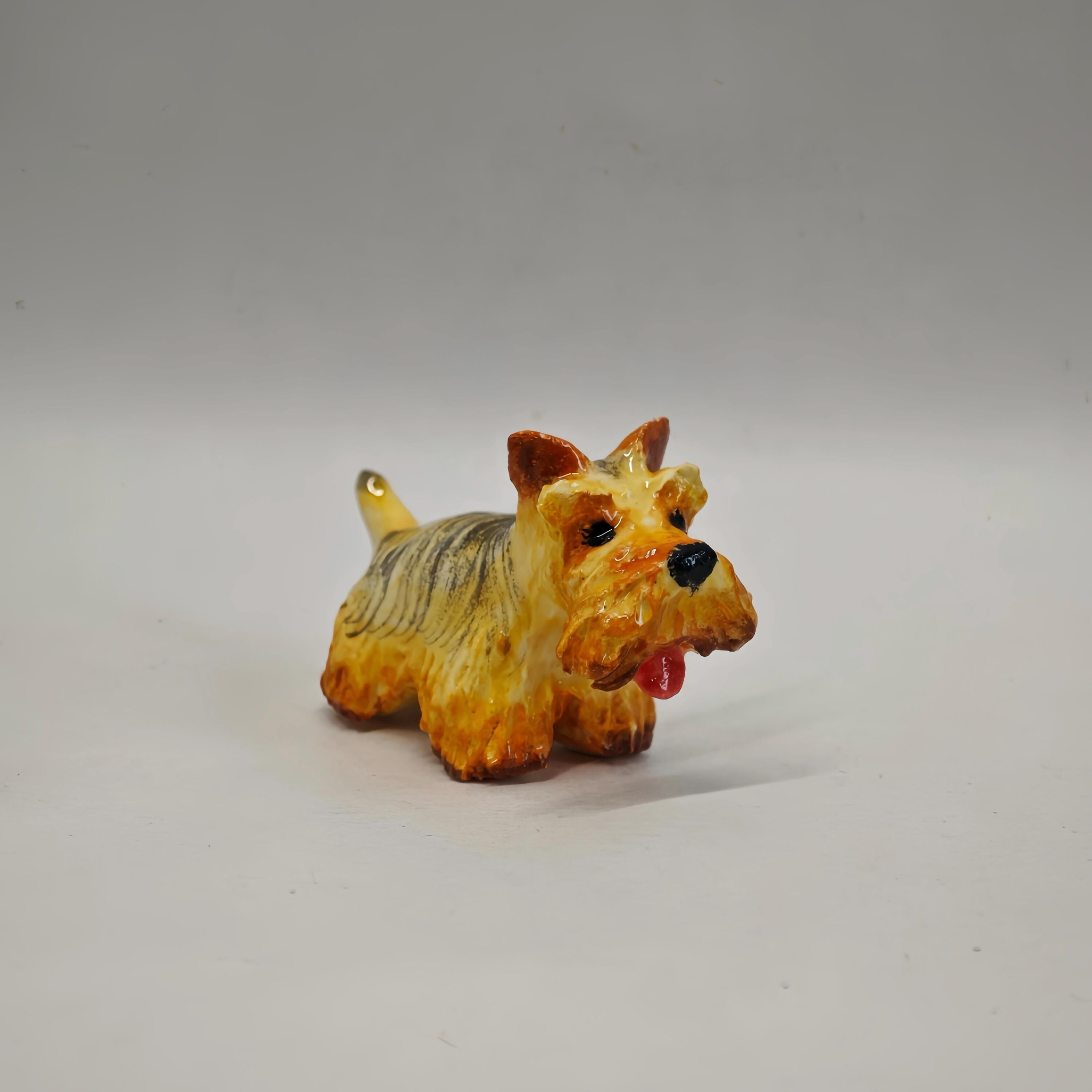 Custom Pet Figurine Cake Topper, Handmade Clay Animal Keepsake