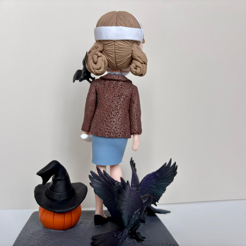 Custom Clay Bobblehead – Personalized Figurine Gift for Her