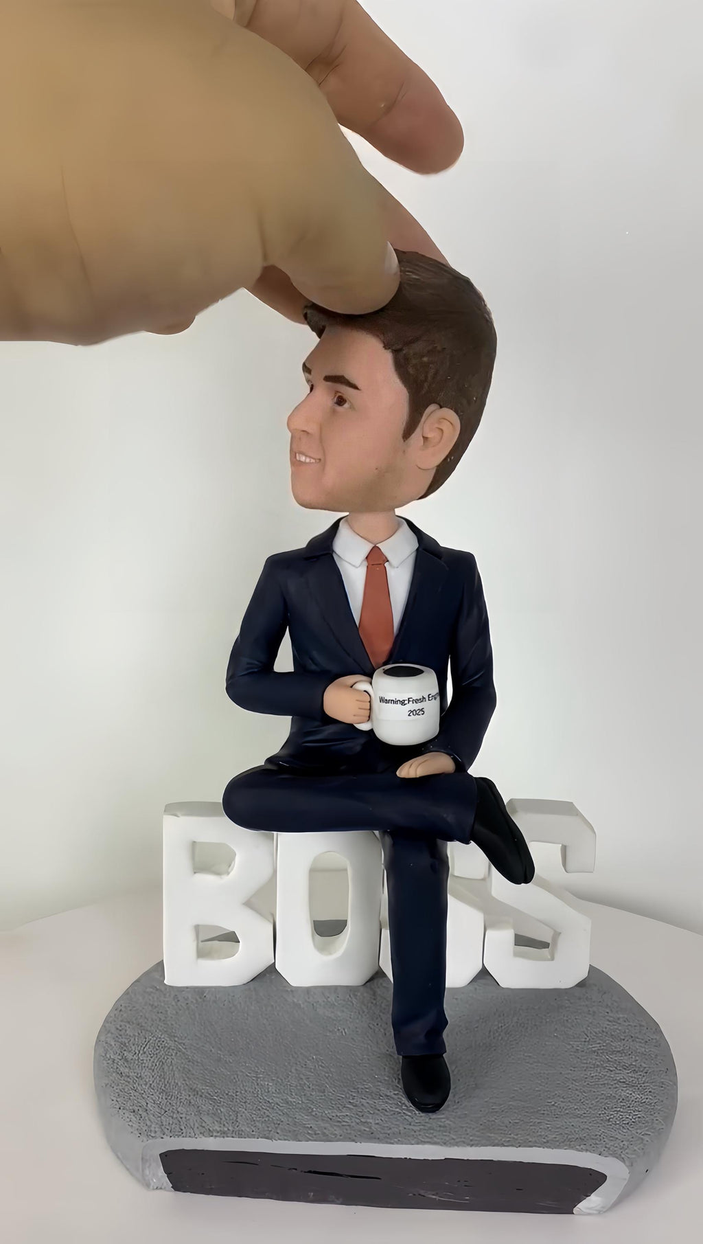 Custom Caricature Bobblehead – Personalized Gift for Him