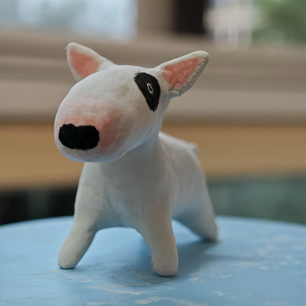 Custom Pet Figurine Cake Topper, Handmade Clay Animal Keepsake