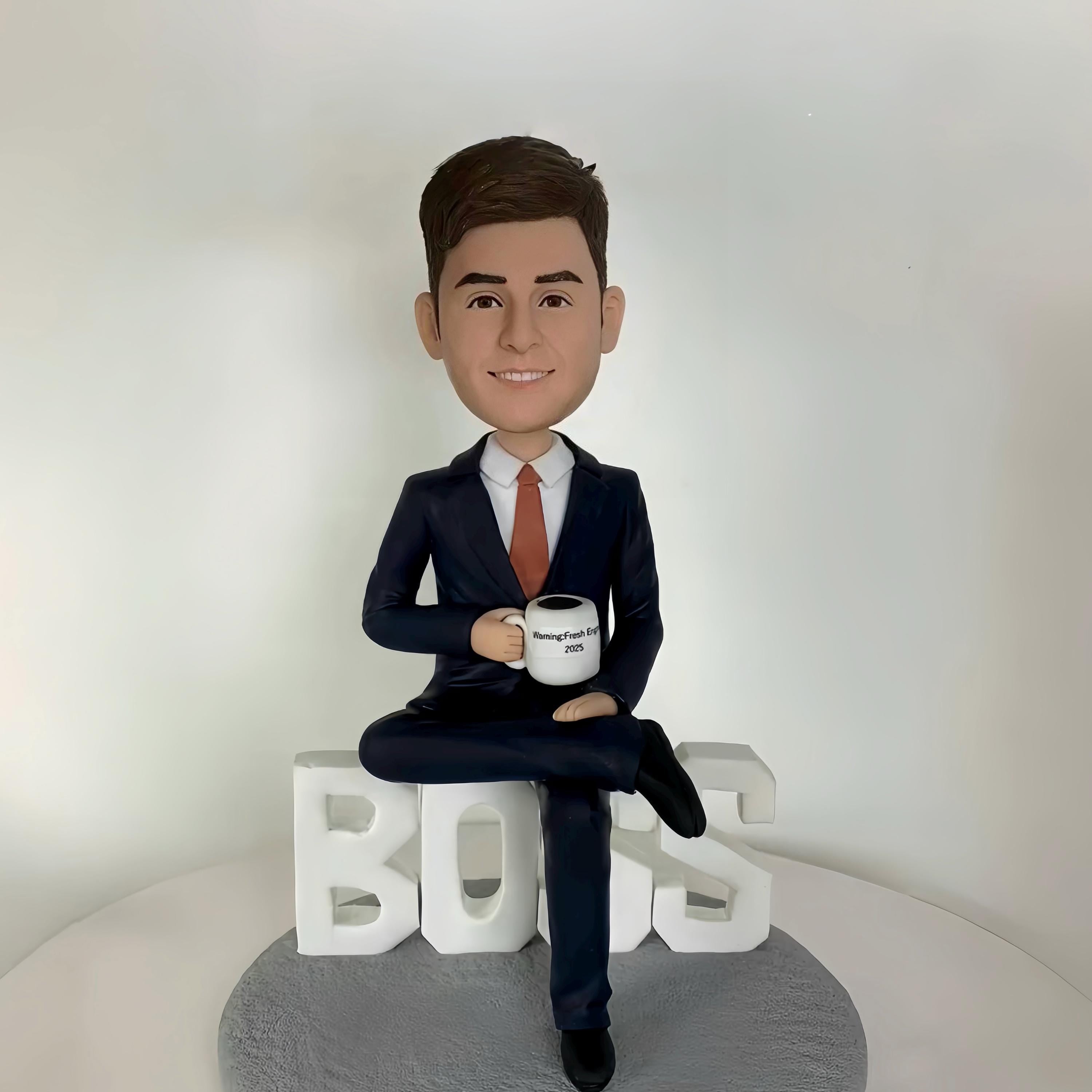 Custom Caricature Bobblehead – Personalized Gift for Him