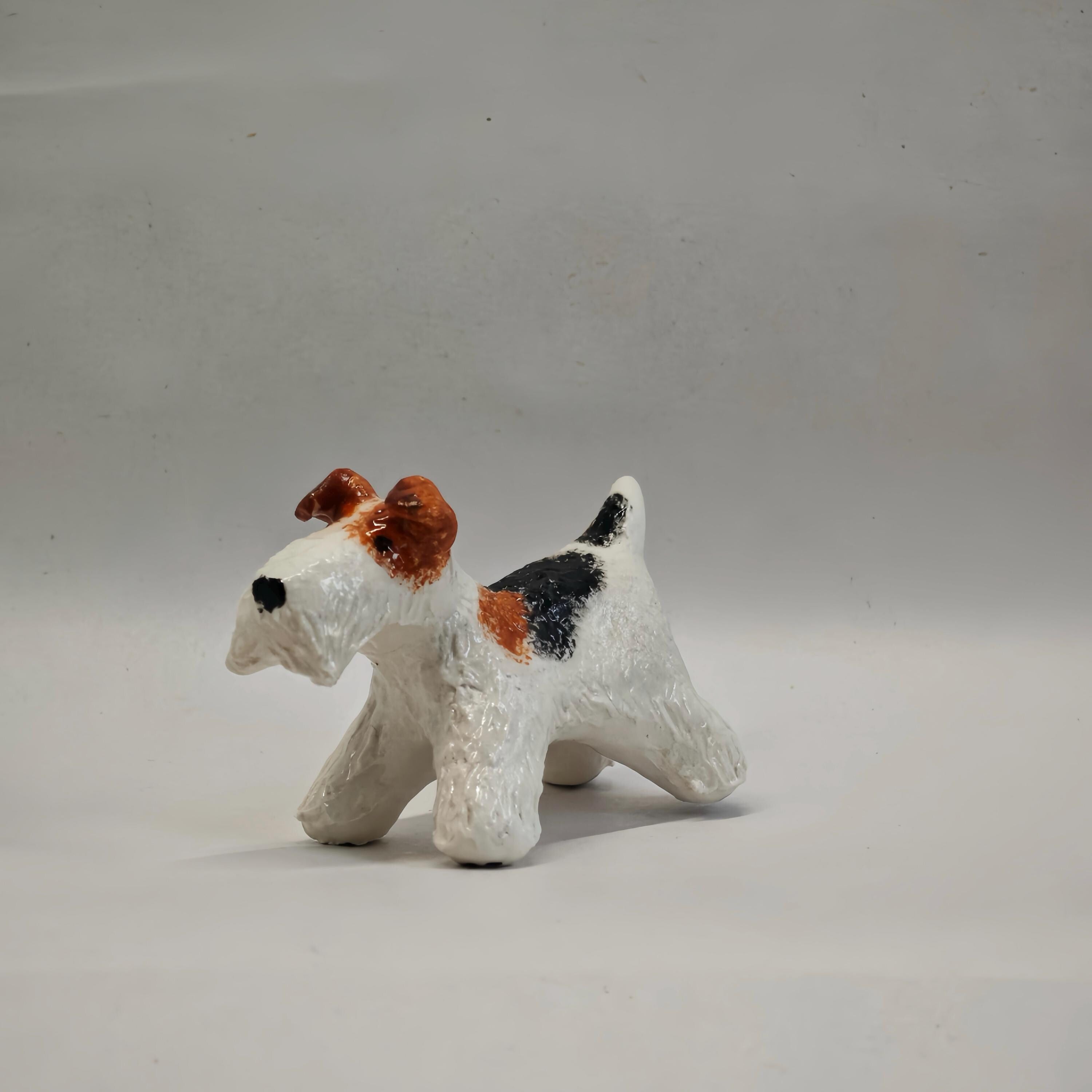 Custom Pet Figurine Cake Topper, Handmade Clay Animal Keepsake