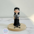 Personalized Clay Figurine: Handmade Sporty Girl Portrait Sculpture